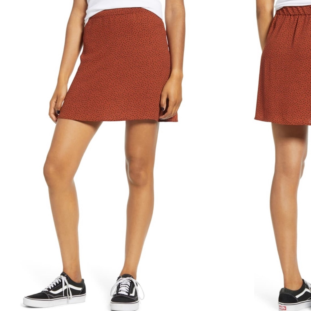 Brown Dot Mini Skater